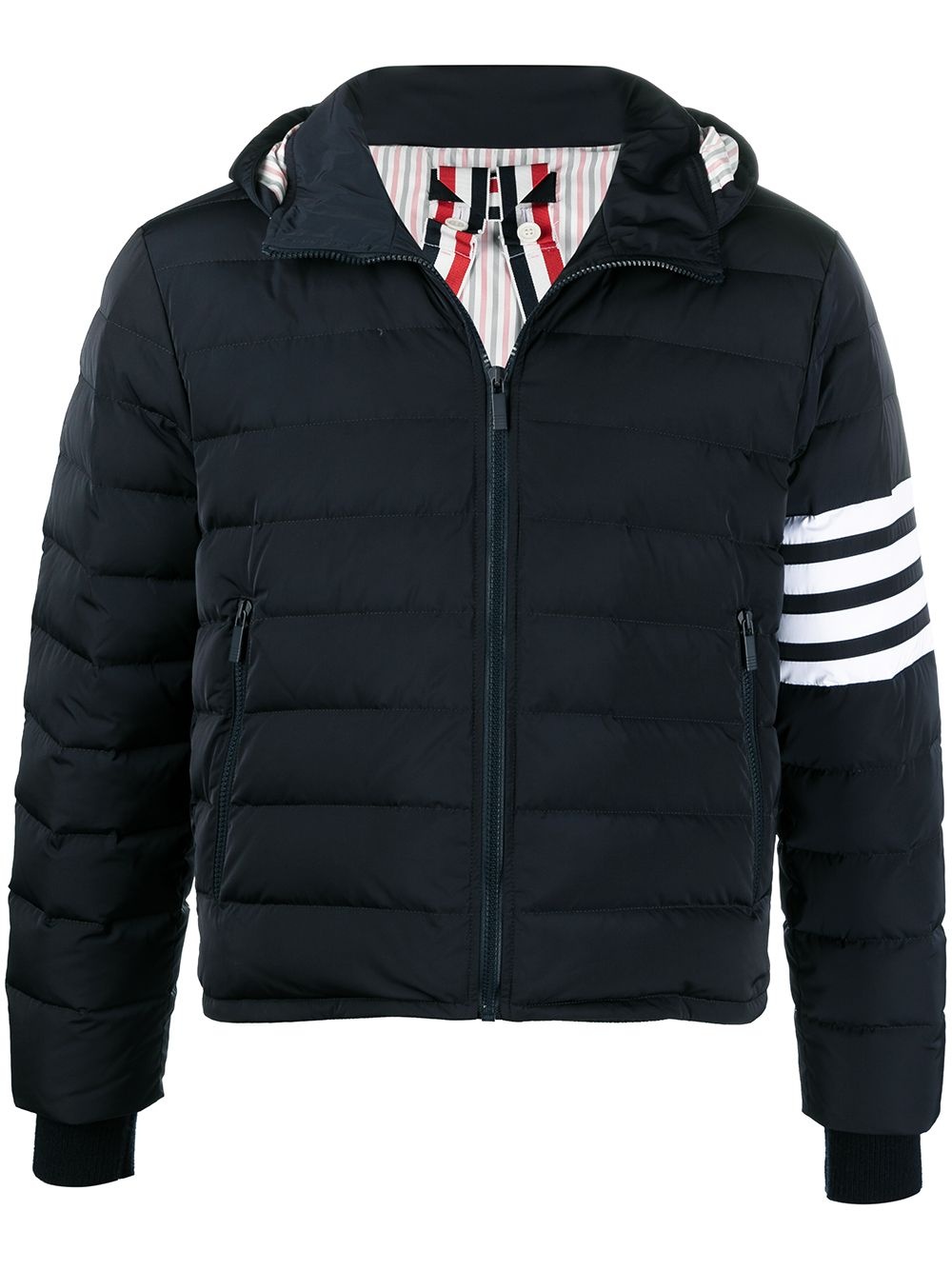 4-Bar stripe padded jacket - 1