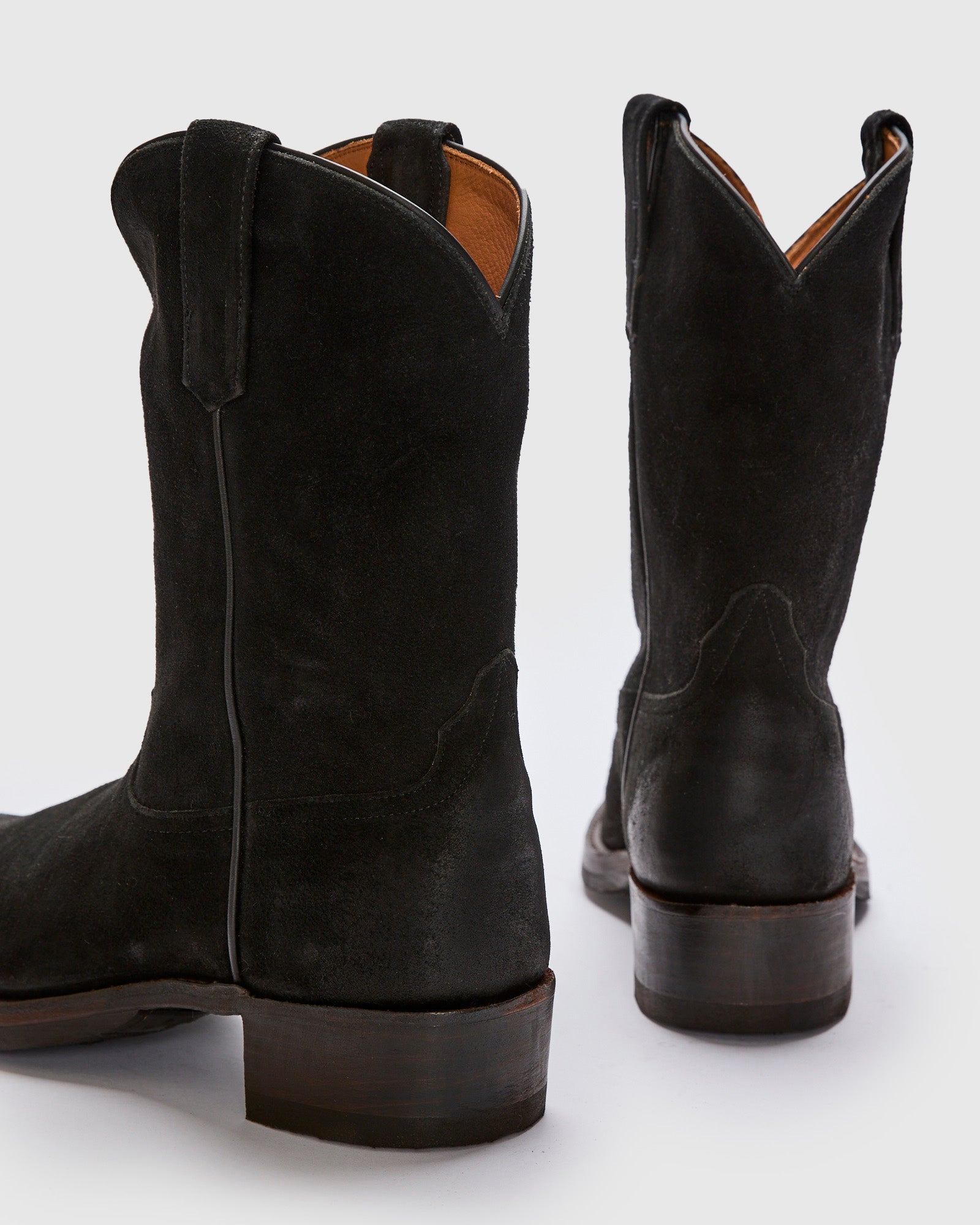 Walker Boot in Black Roughout - 5