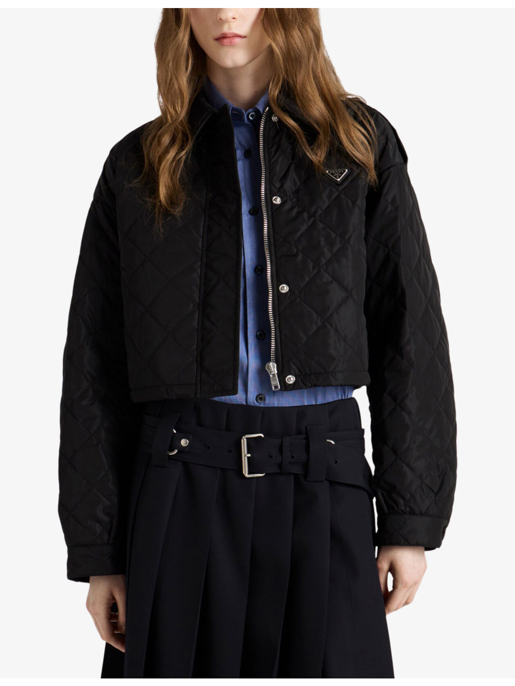 Re Nylon Logo-Embellished Quilted Woven Blouson Jacket - 3