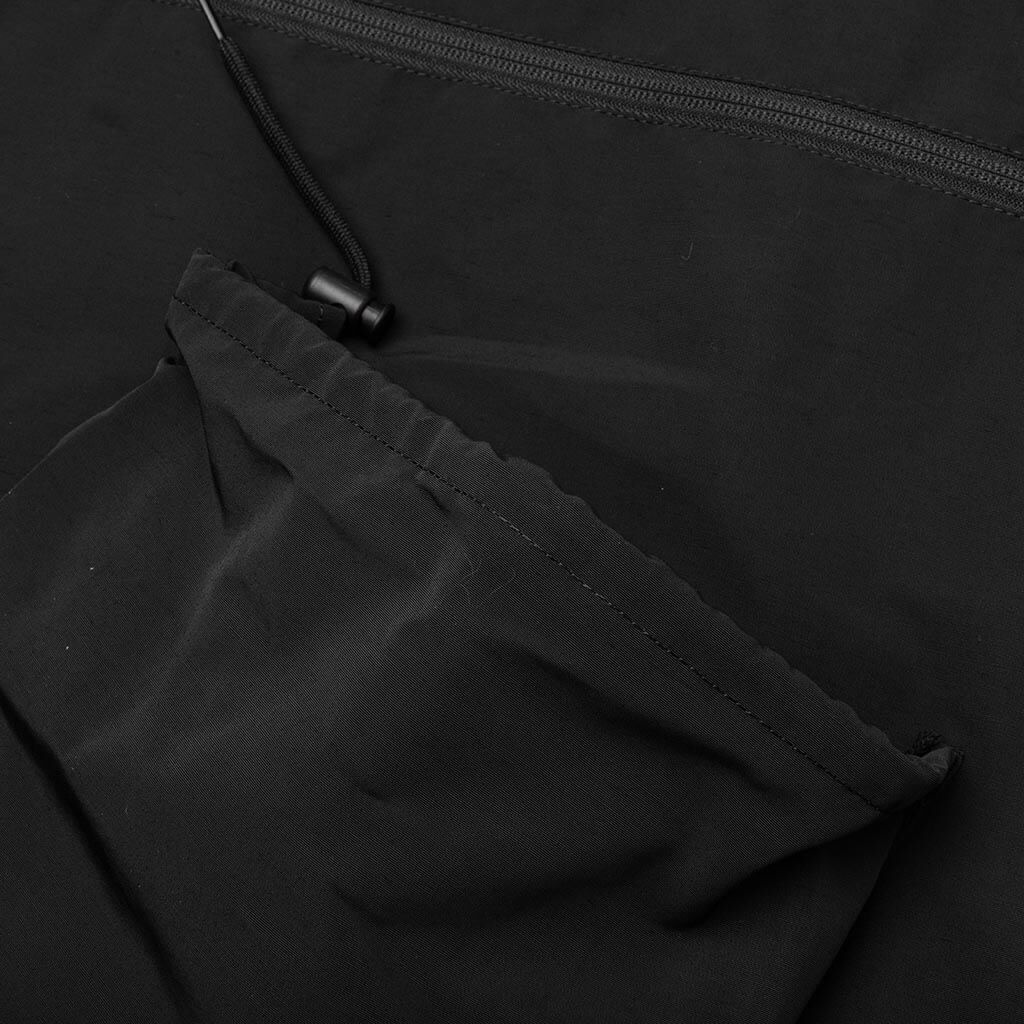 MULTI-POCKET ZIPPED DOWN VEST - BLACK - 4