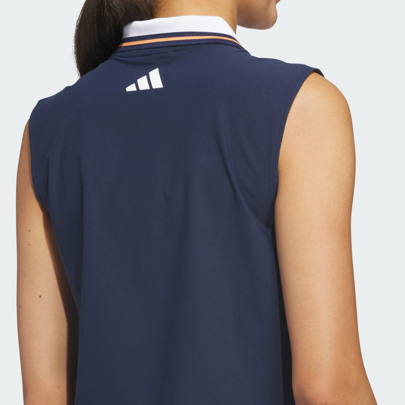 Beyond The Course Twistknit Sleeveless Polo Shirt 6