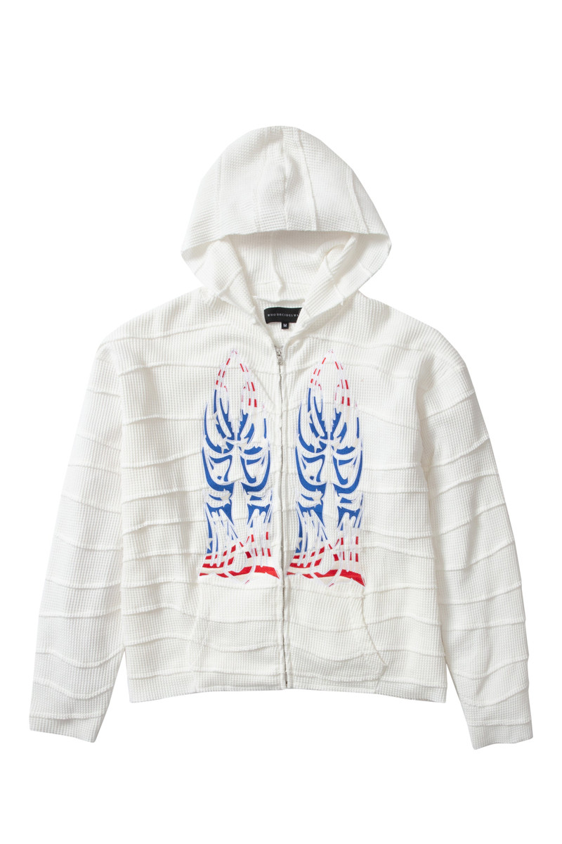 GLORY WINGED WAVELENGTH ZIP UP HOODIE 1