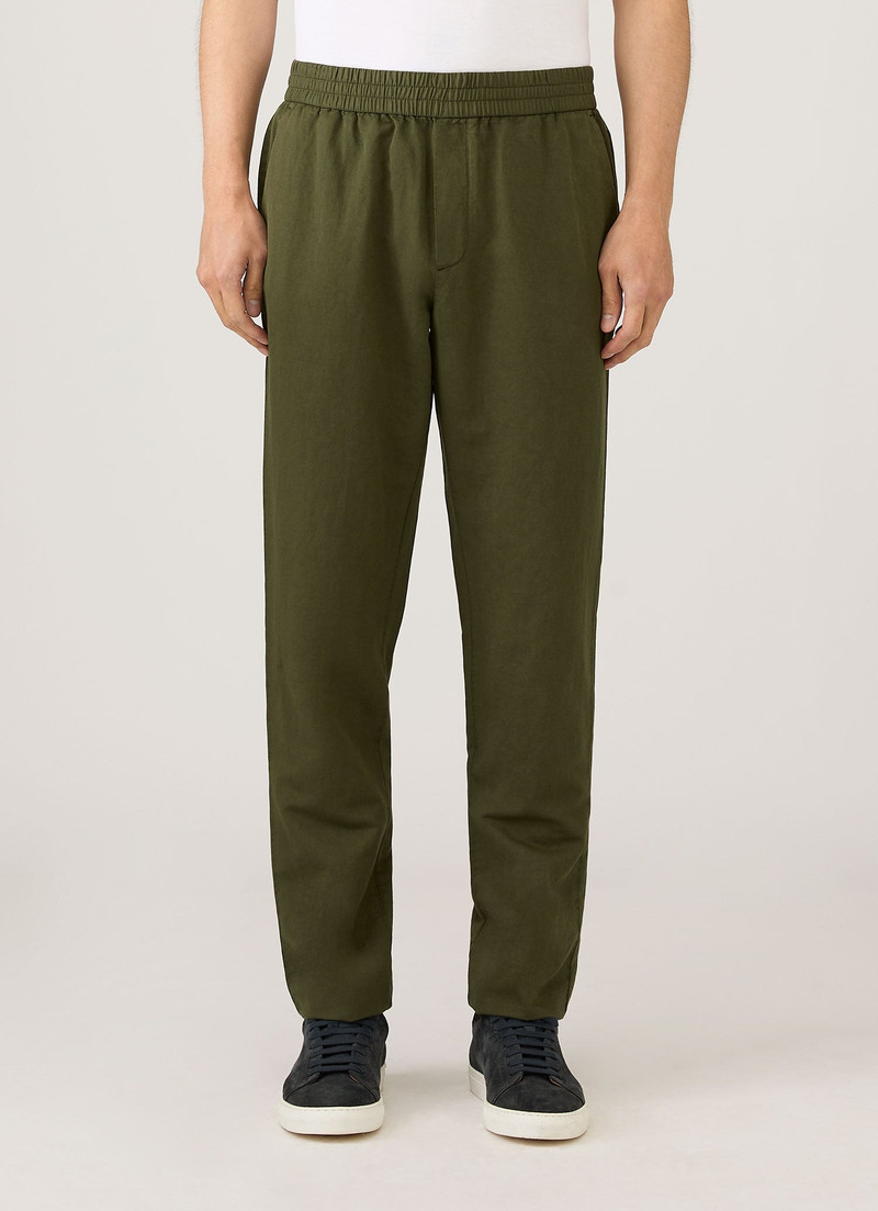 Sunspel Cotton Linen Drawstring Trouser outlook