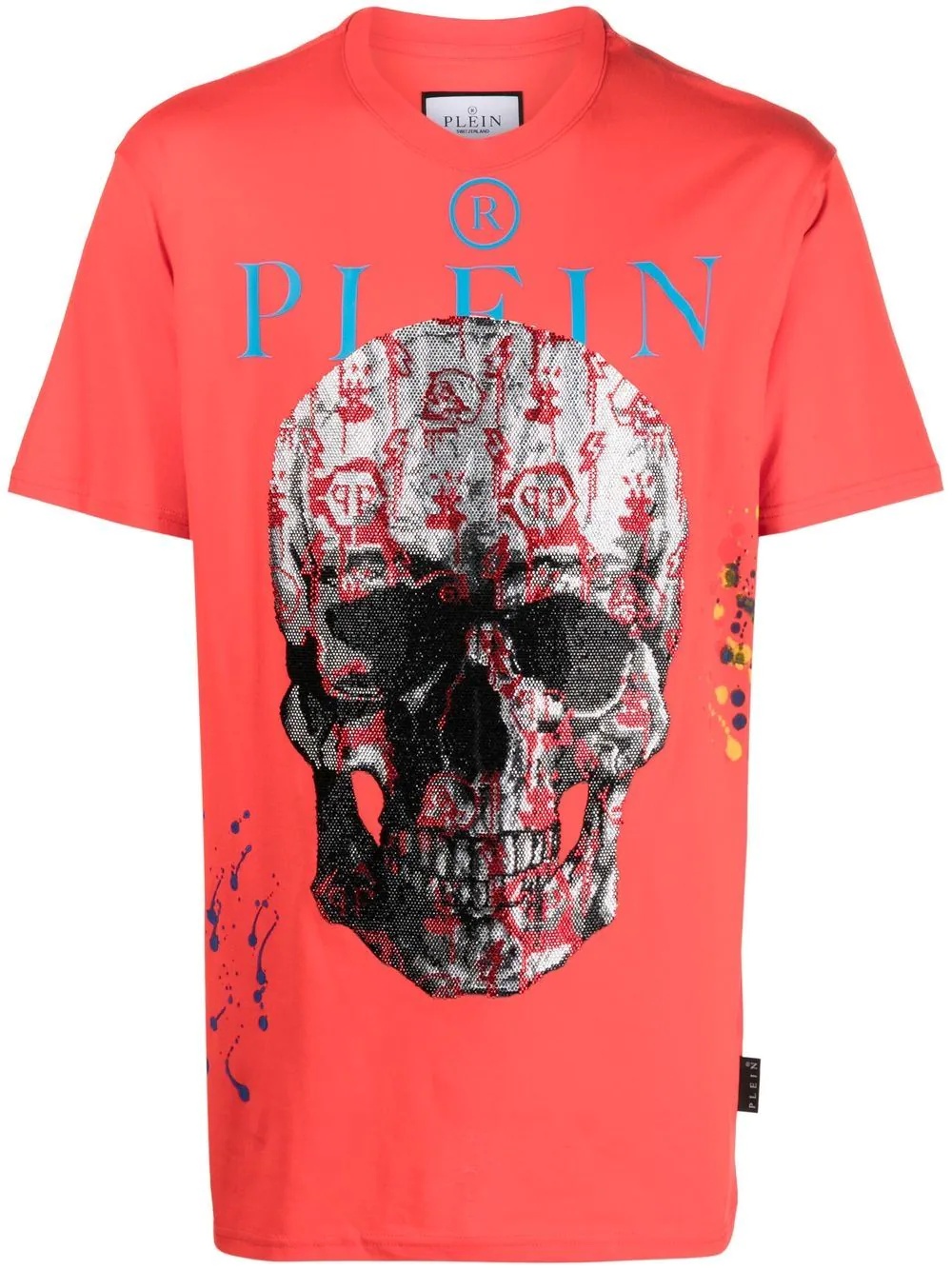 skull-print short-sleeve T-shirt - 1