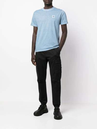 Stone Island Compass-patch cotton T-shirt outlook