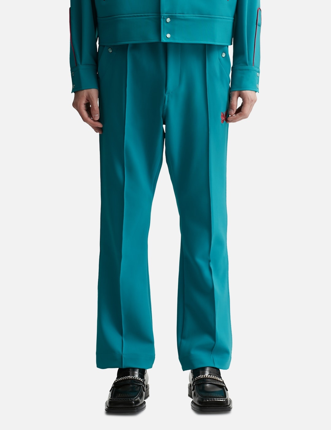 PIPING COWBOY PANT - PE/PU DOUBLE CLOTH - 3