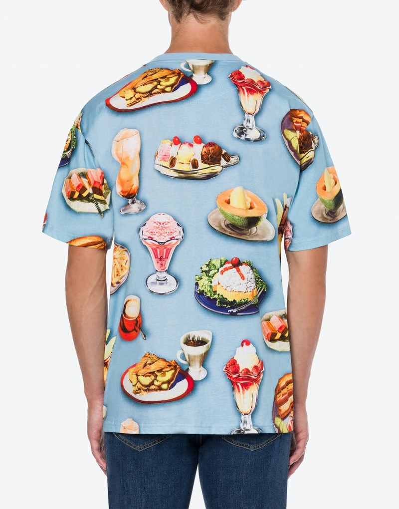 FOOD PRINT JERSEY T-SHIRT 3