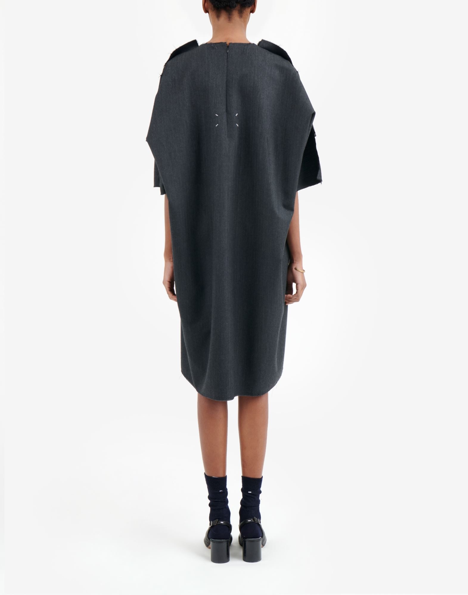 Flat pattern herringbone dress - 4