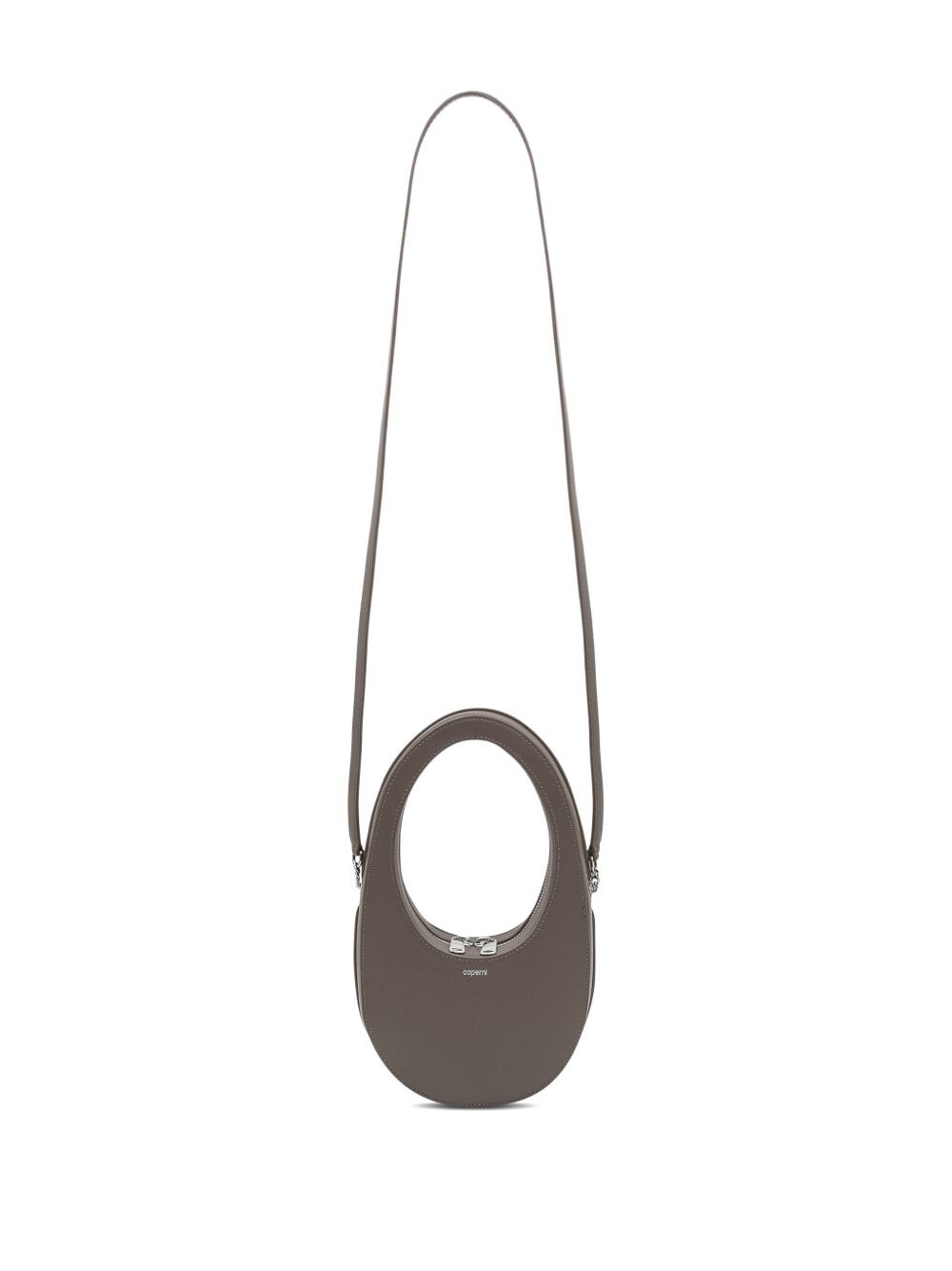 Swipe oval-frame zip shoulder bag - 4