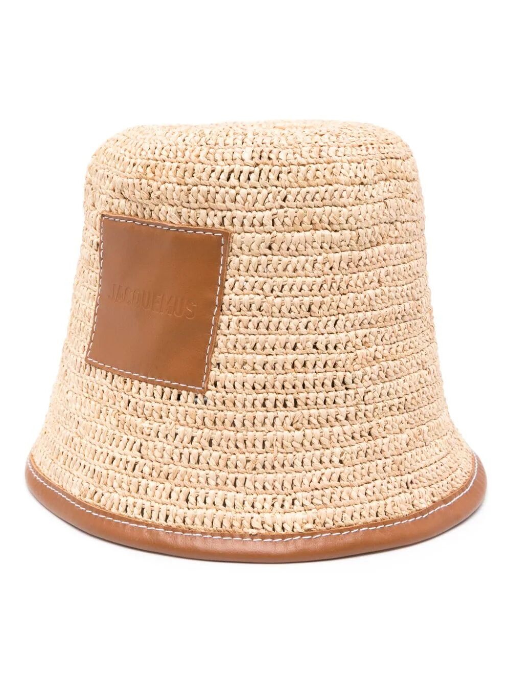 JACQUEMUS RAFIA BUCKET HAT - 1