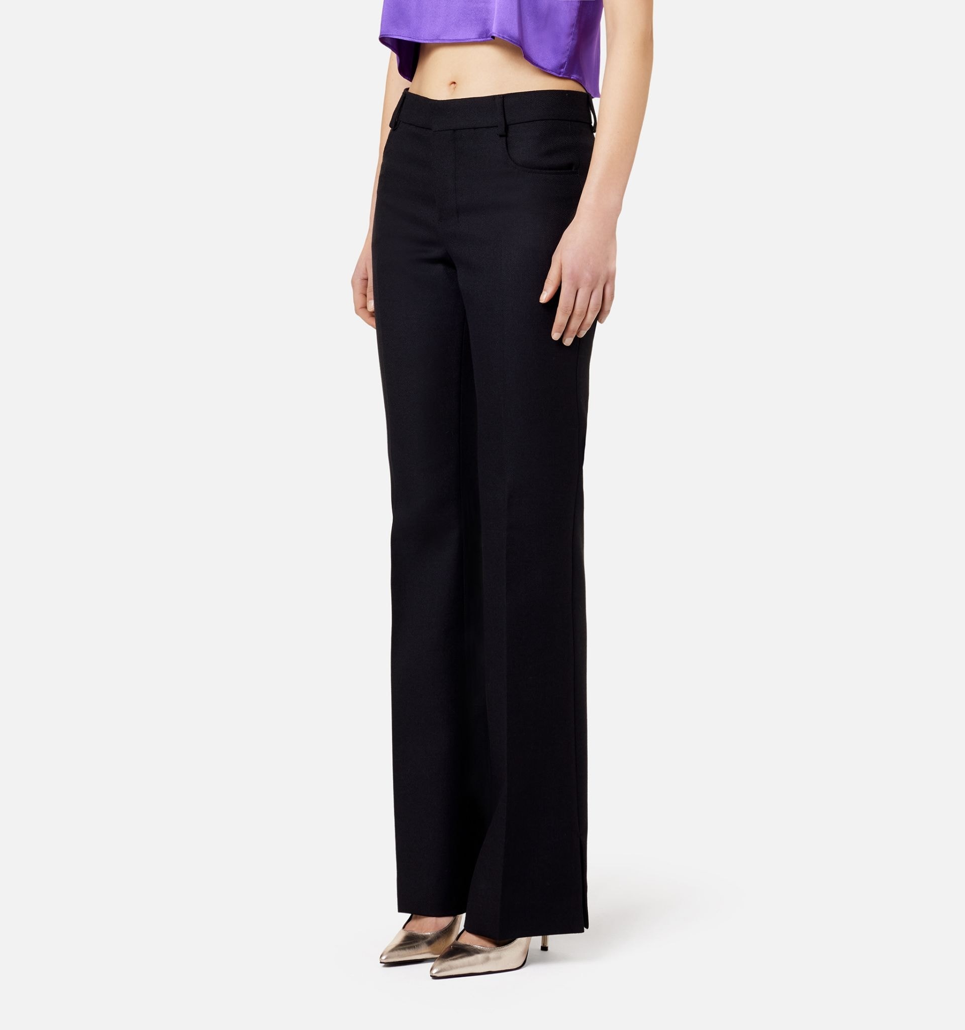 Flare Fit Trousers - 3