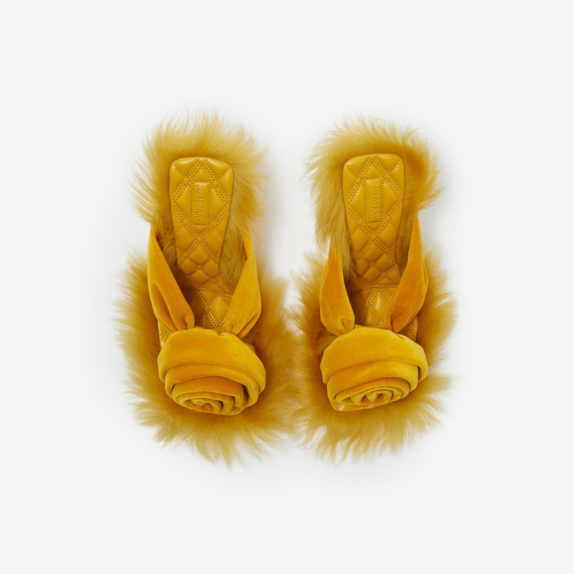 Shearling Step Rose Sandals - 5