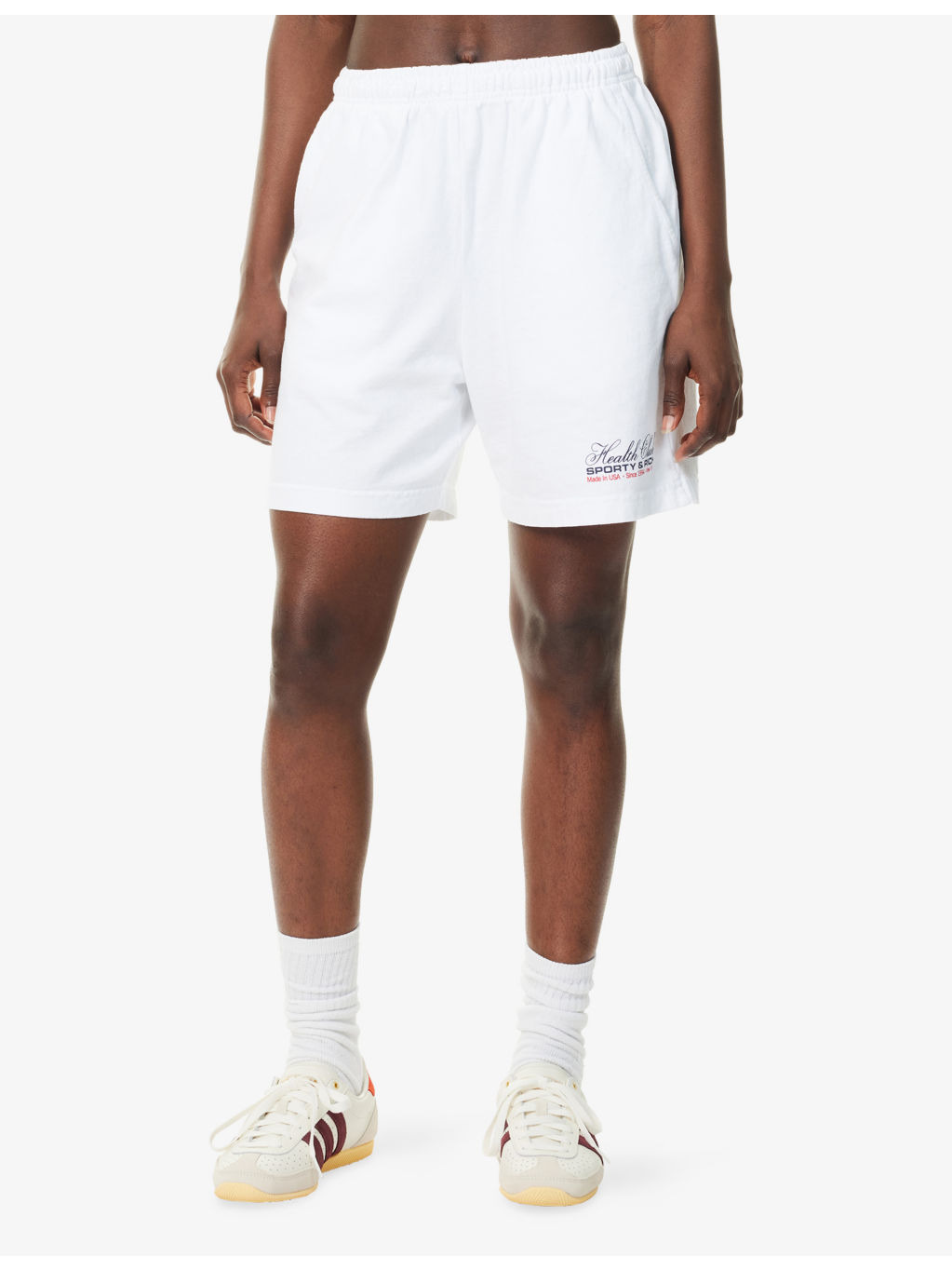 Drawstring Brand-Print Cotton-Jersey Shorts - 3
