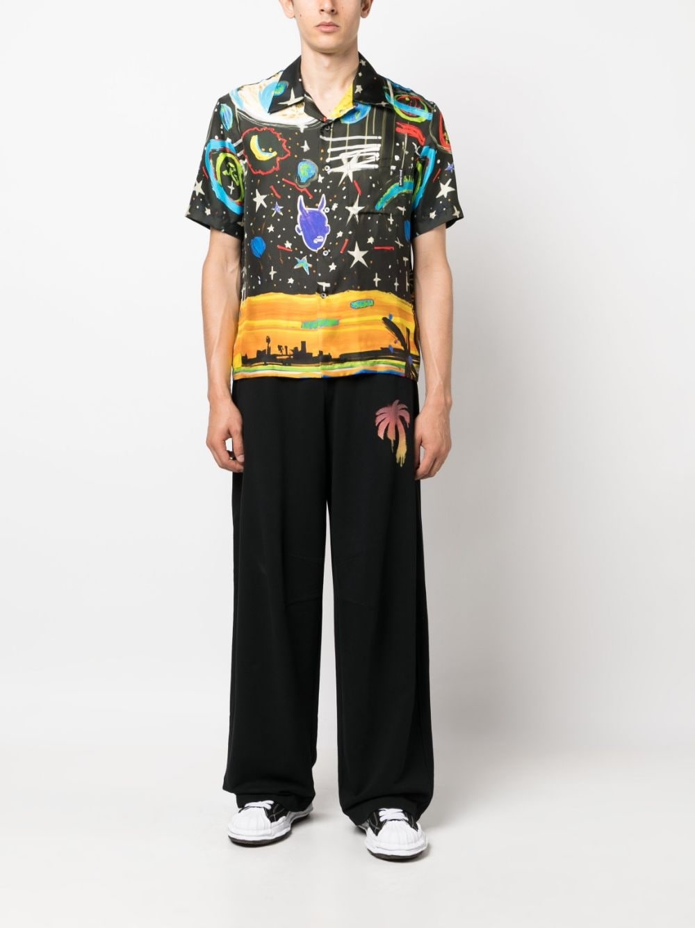 Starry Night bowling shirt - 2