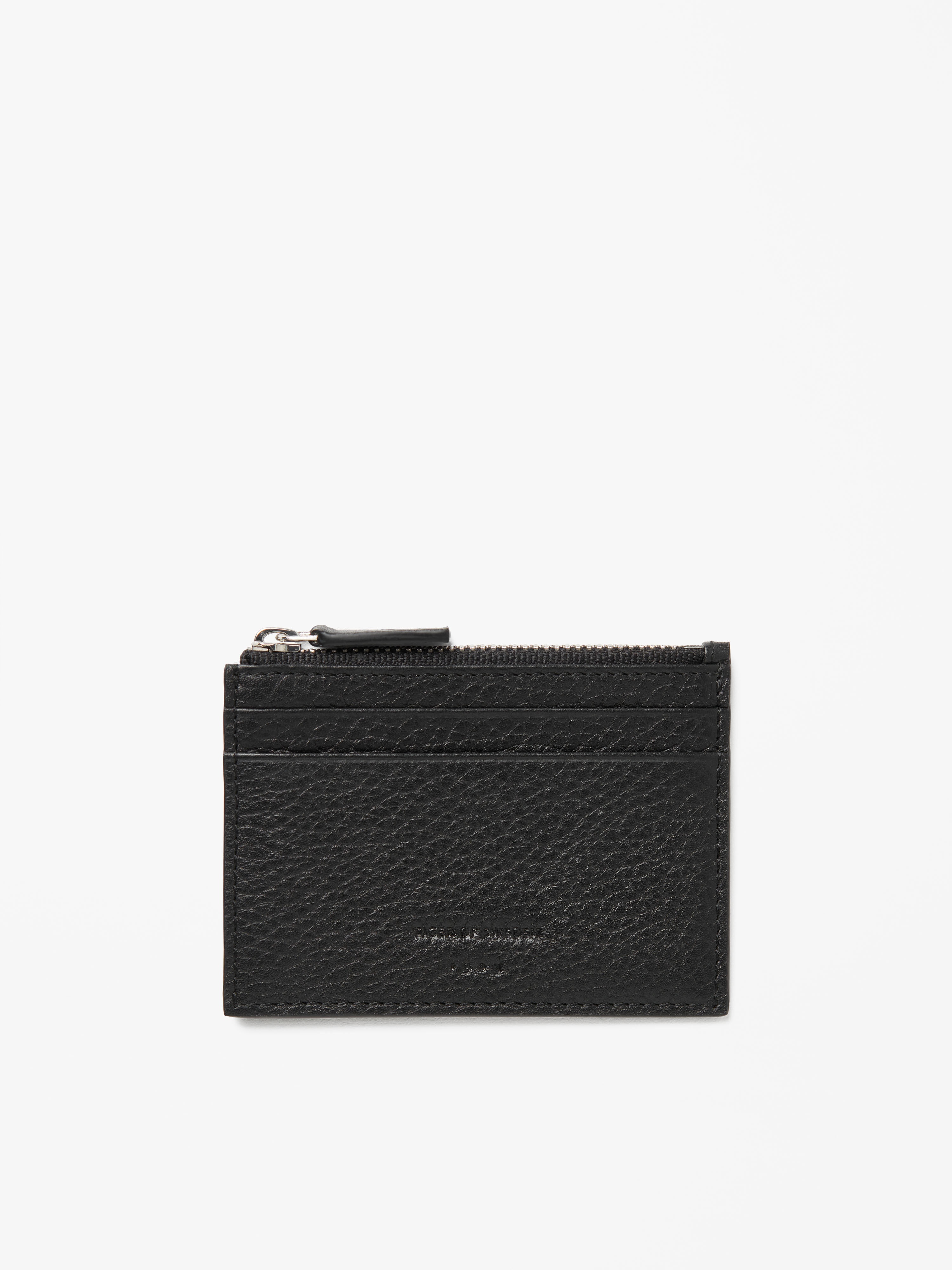 Wahren Grainy Calf Leather Wallet - 1