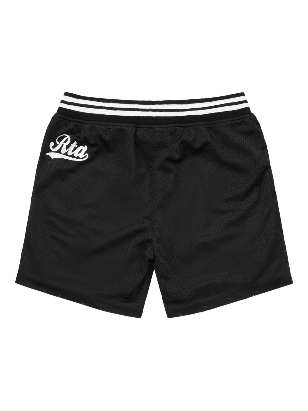 mesh-panel drawstring shorts - 2