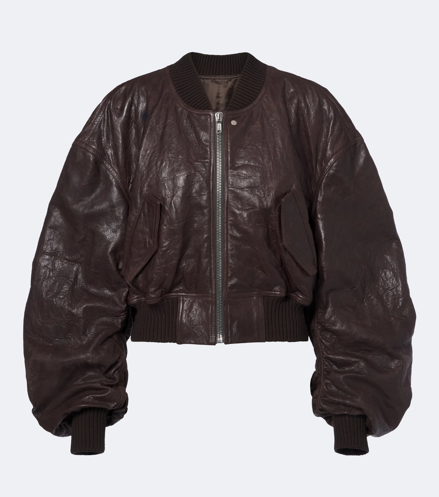 Secchia leather bomber jacket - 1