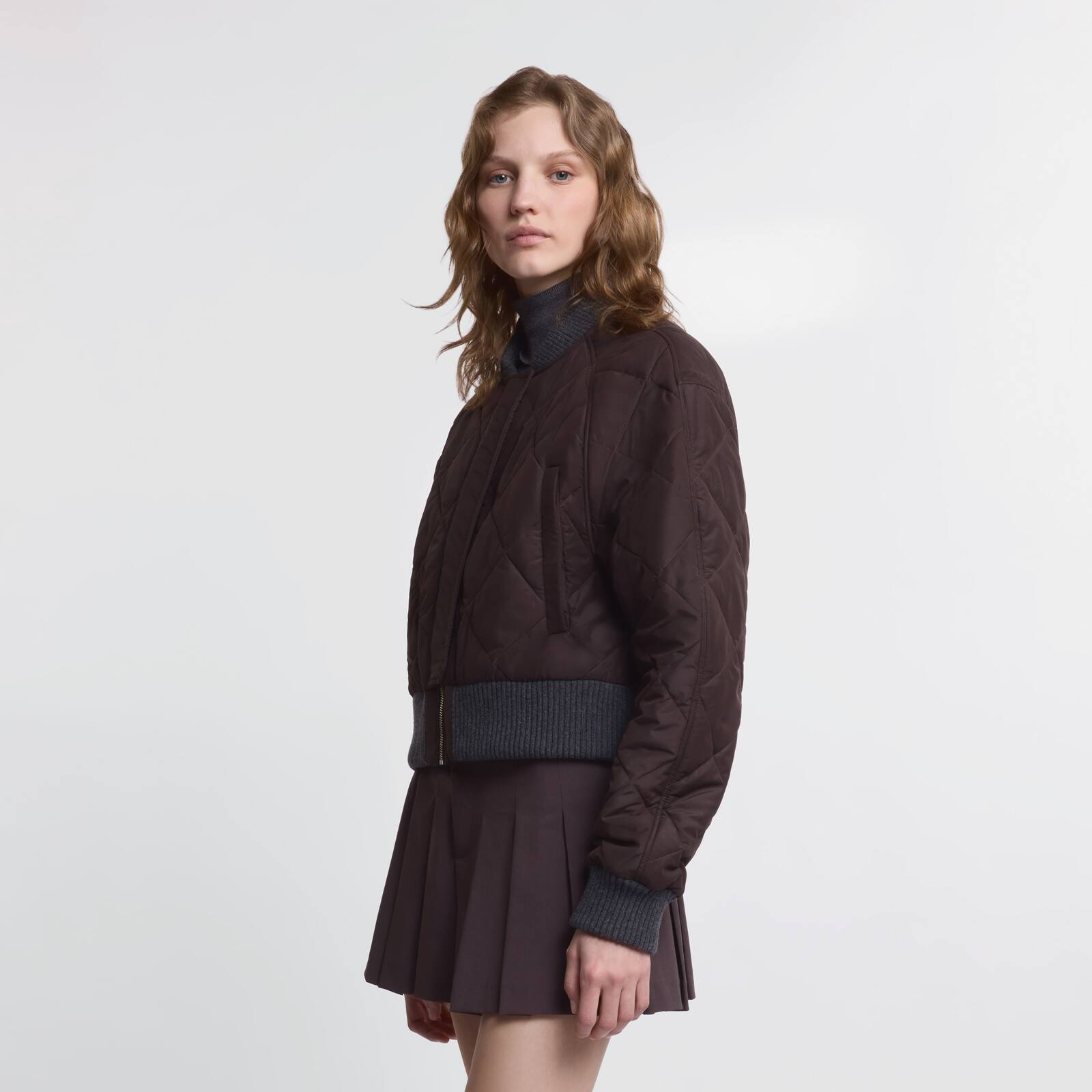 Cropped bomber jacket - 5