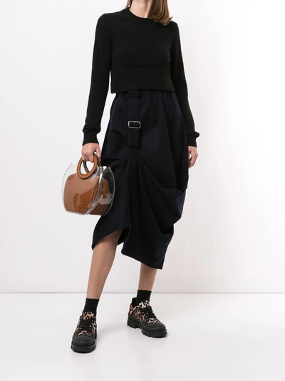 Comme des Garçons Comme des Garçons belted parachute midi skirt  outlook