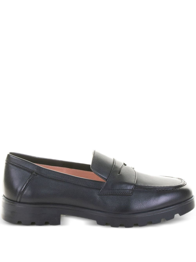 penny-slot leather loafers 1