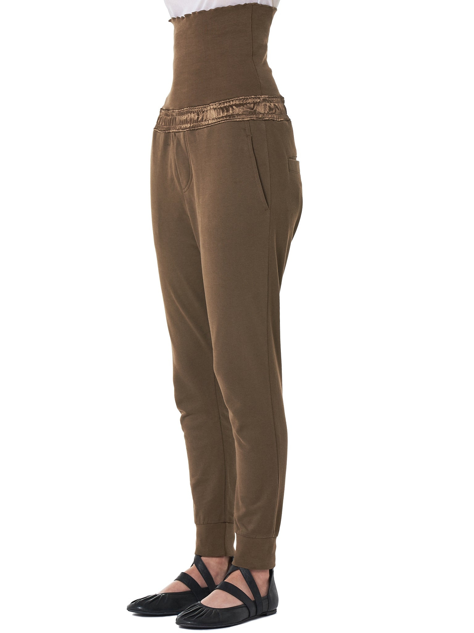 High-Waisted Knit Joggers - 2