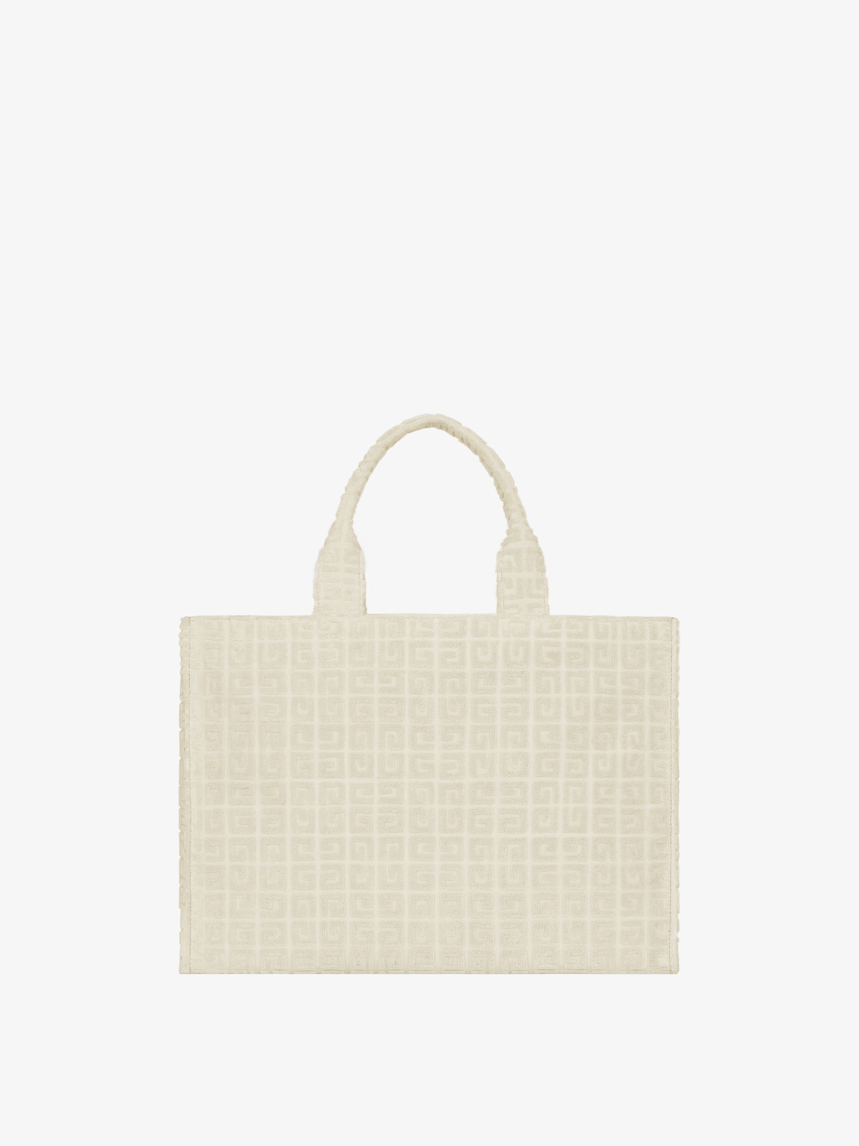 MEDIUM G-TOTE BAG IN 4G COTTON TOWELLING - 4