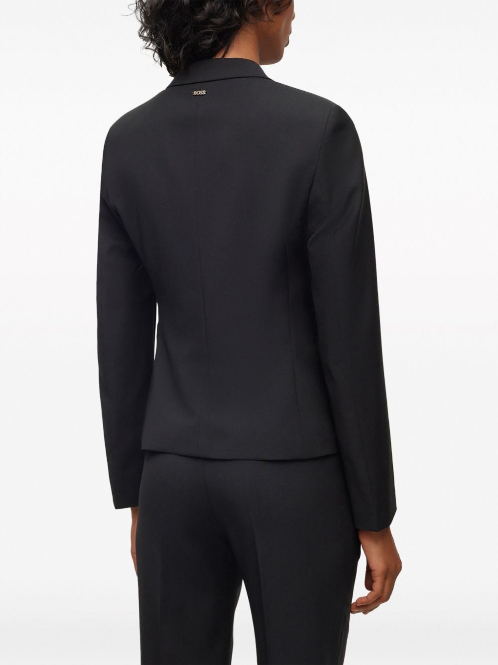 single-breasted notch-lapels blazer - 4