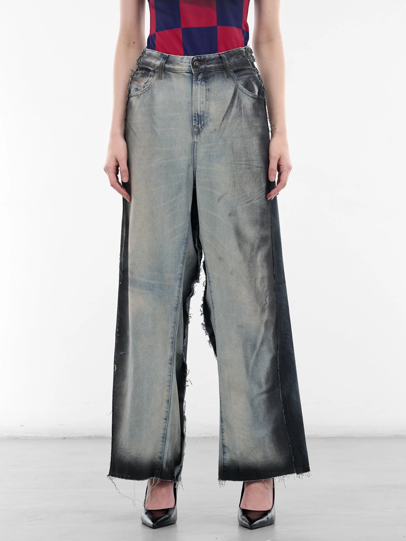 Sprayed New Denim Jeans - 1