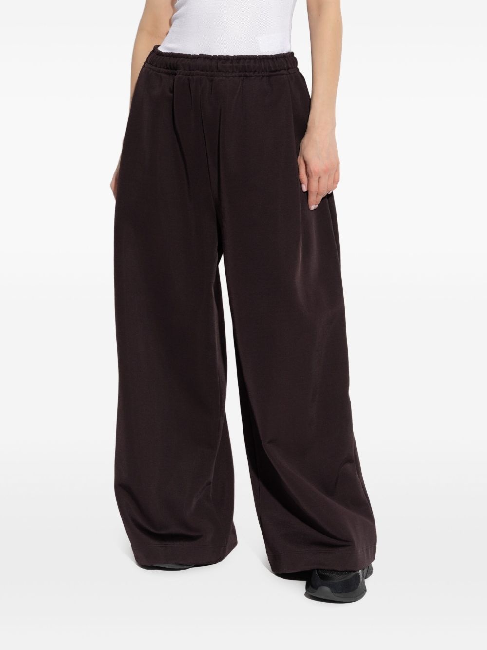 logo-embroidered trousers - 3