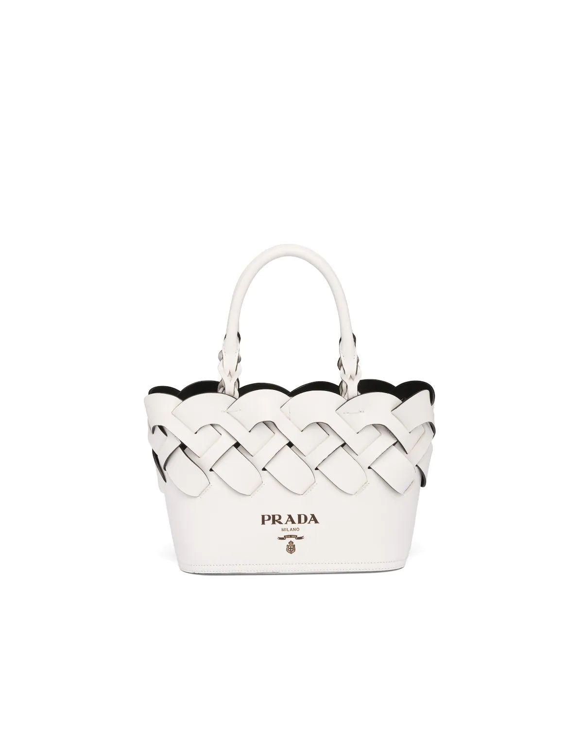 Leather Prada Tress Tote - 1