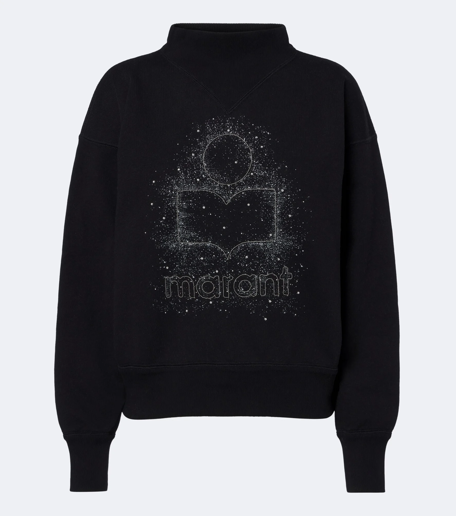 Moby sequined cotton-blend sweatshirt - 1