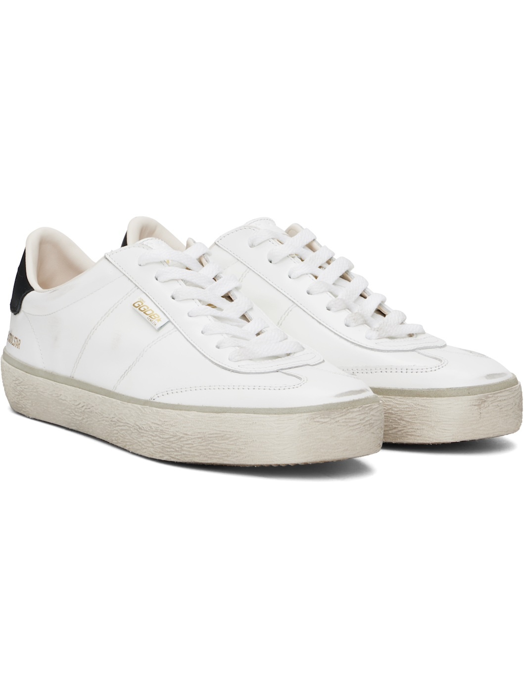 White Soul Star Leather Sneakers - 4