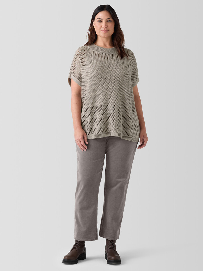 Organic Cotton Stretch Corduroy Straight Pant 6