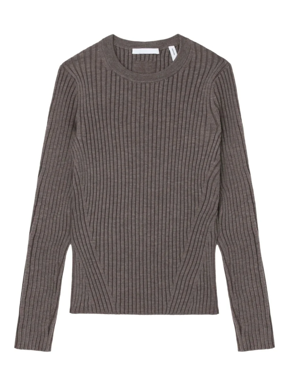 ribbed open-back top - 1