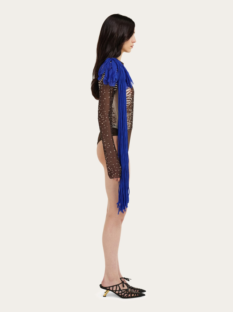 Body with flower sash detail 6