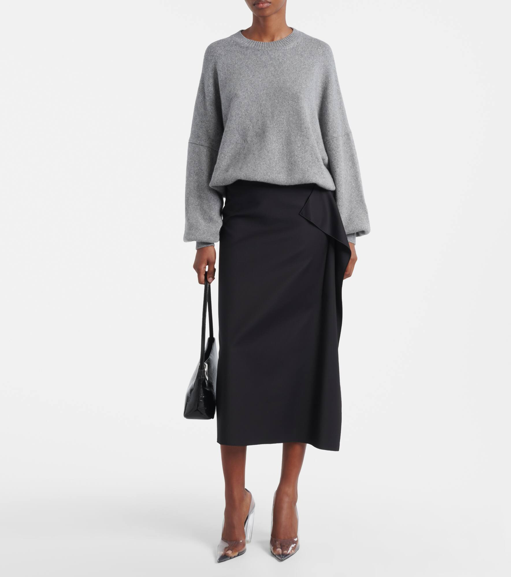 Giambo draped midi skirt - 2