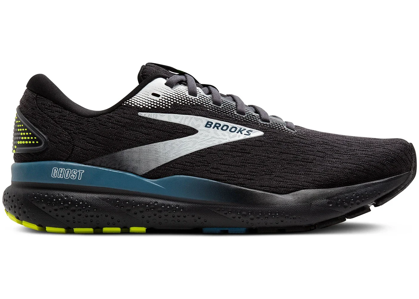 Brooks Ghost 16 Black Ebony Blue - 1