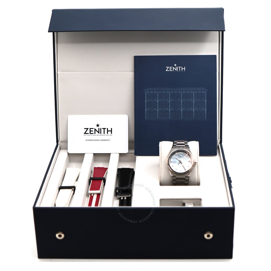 Pre-owned Zenith Defy Automatic Diamond Men's Watch 03.9200.670/03 - 2