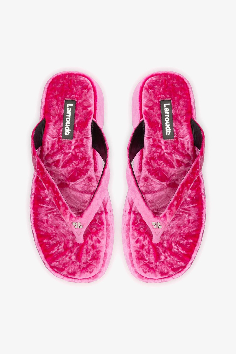 Roxy Thong Sandal Pink Velvet 7