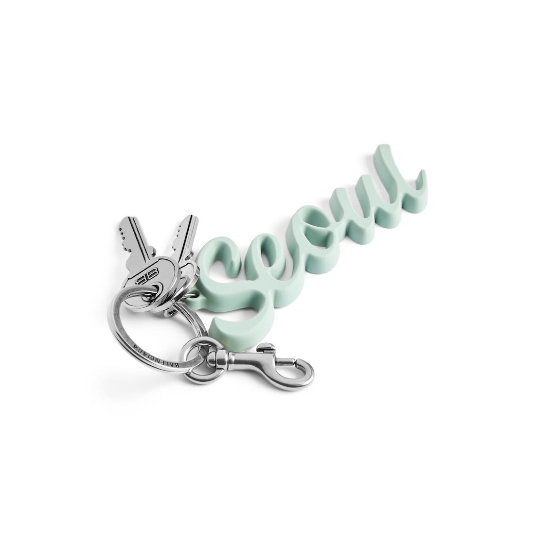 Charm/keychain Seoul in Mineral Green - 2
