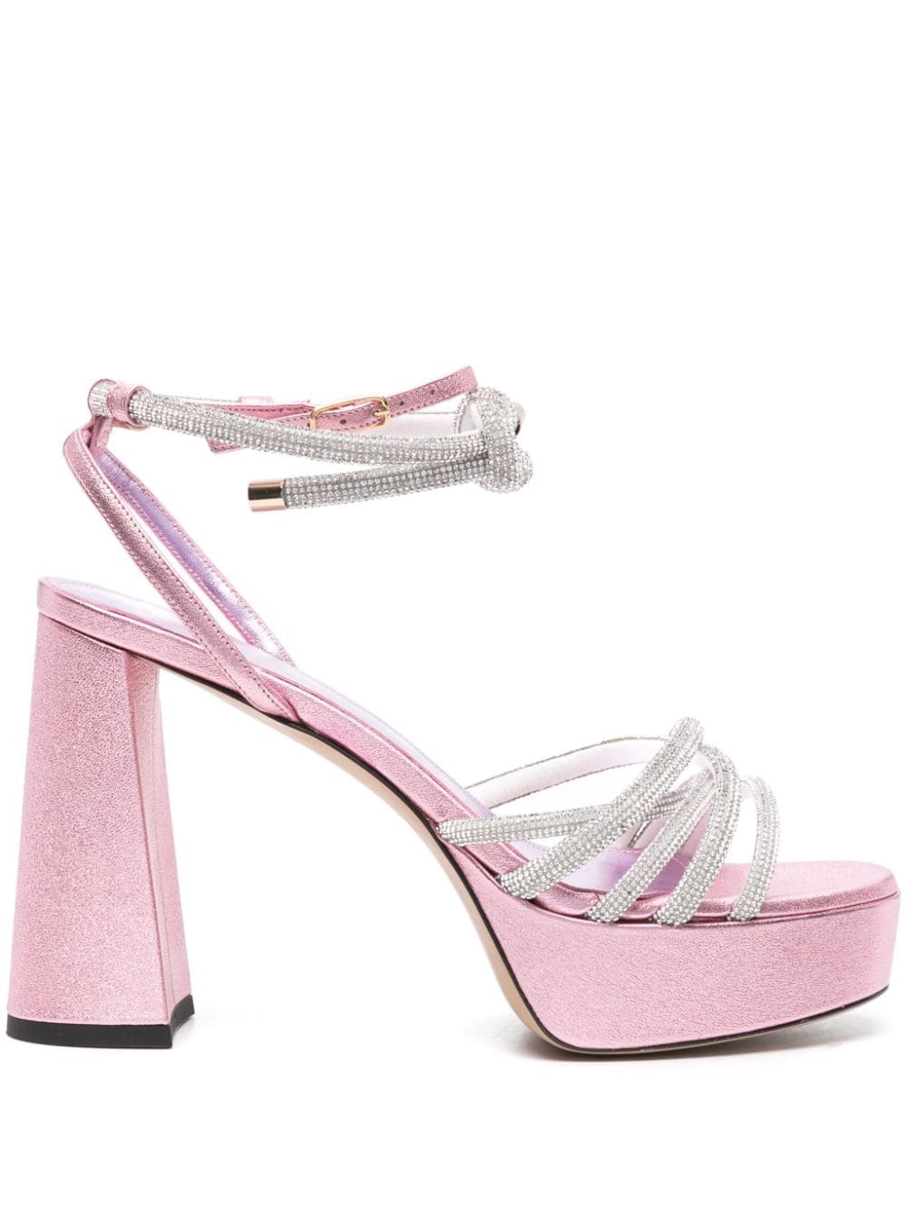 x Bettina Vermillon Babsy 110mm mules - 1