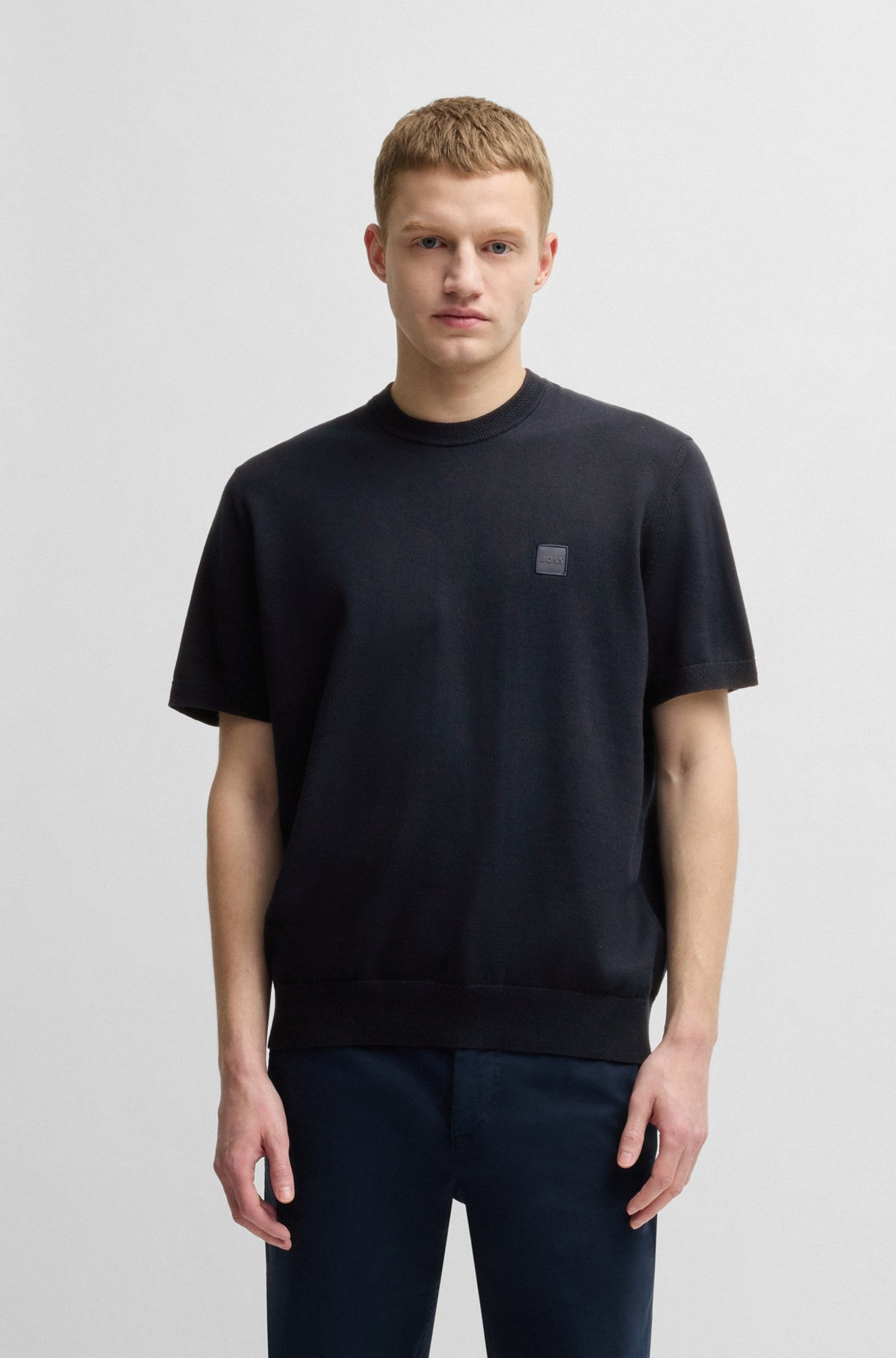 KNIT T-SHIRT IN COTTON AND CASHMERE - 2