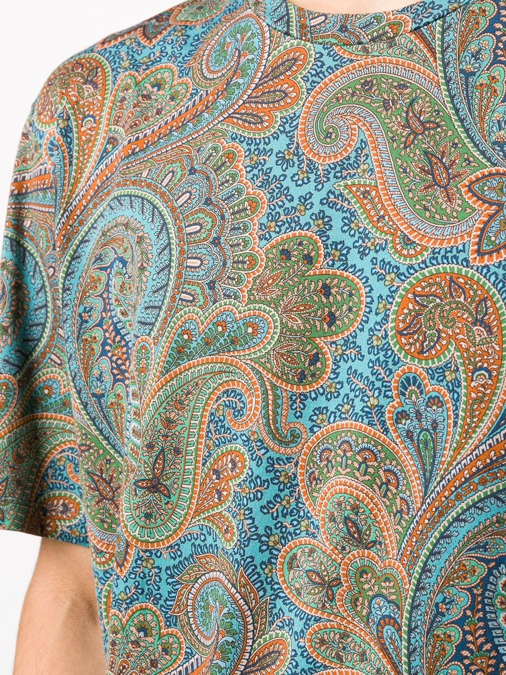 paisley print T-shirt - 5