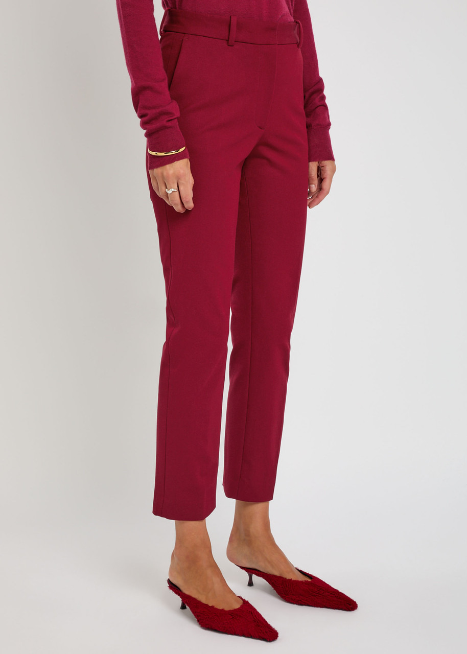 Joseph Coleman Tapered-leg Stretch-twill Trousers - 2