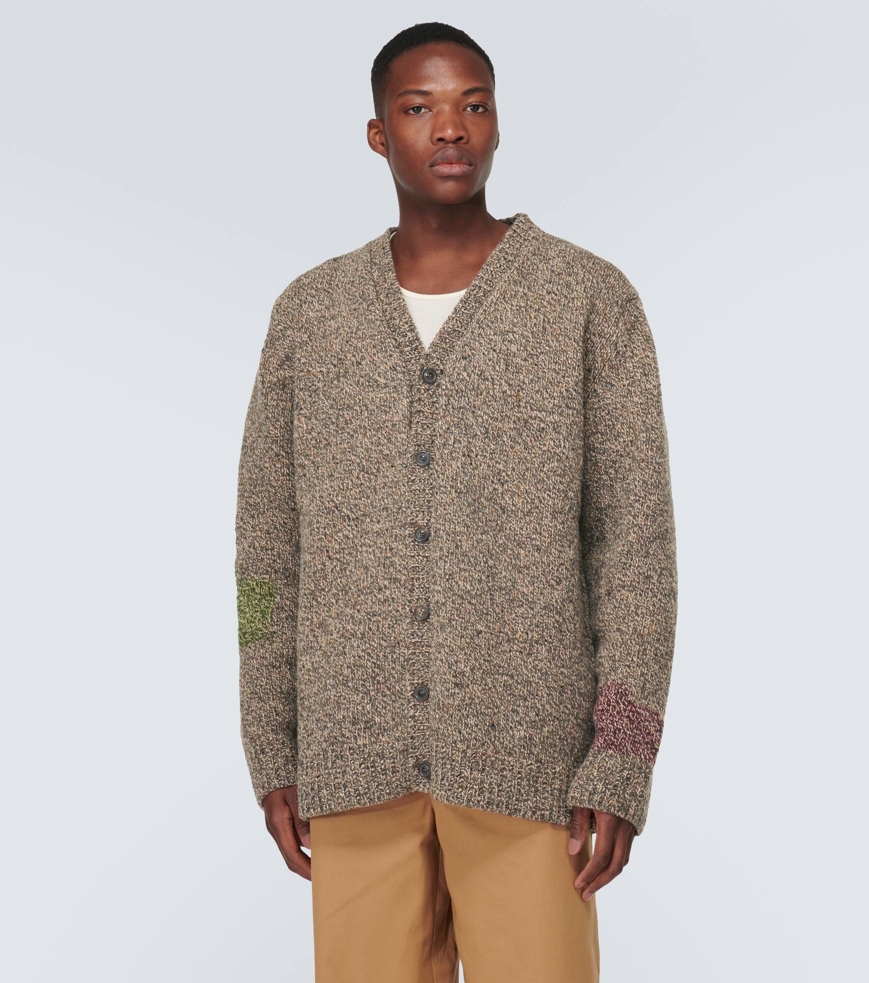 Wool and alpaca cardigan - 3