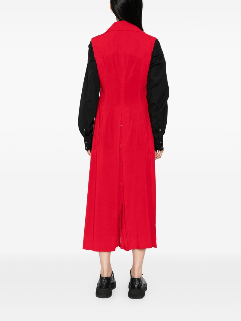draped sleeveless dress 4