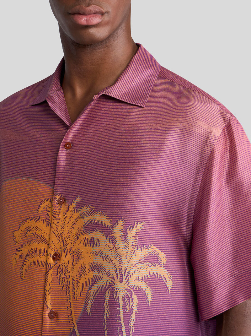Etro BOWLING SHIRT WITH PRINT outlook