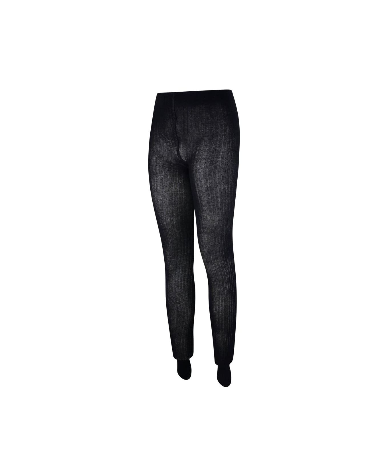 High Waist Knitted Tights - 3