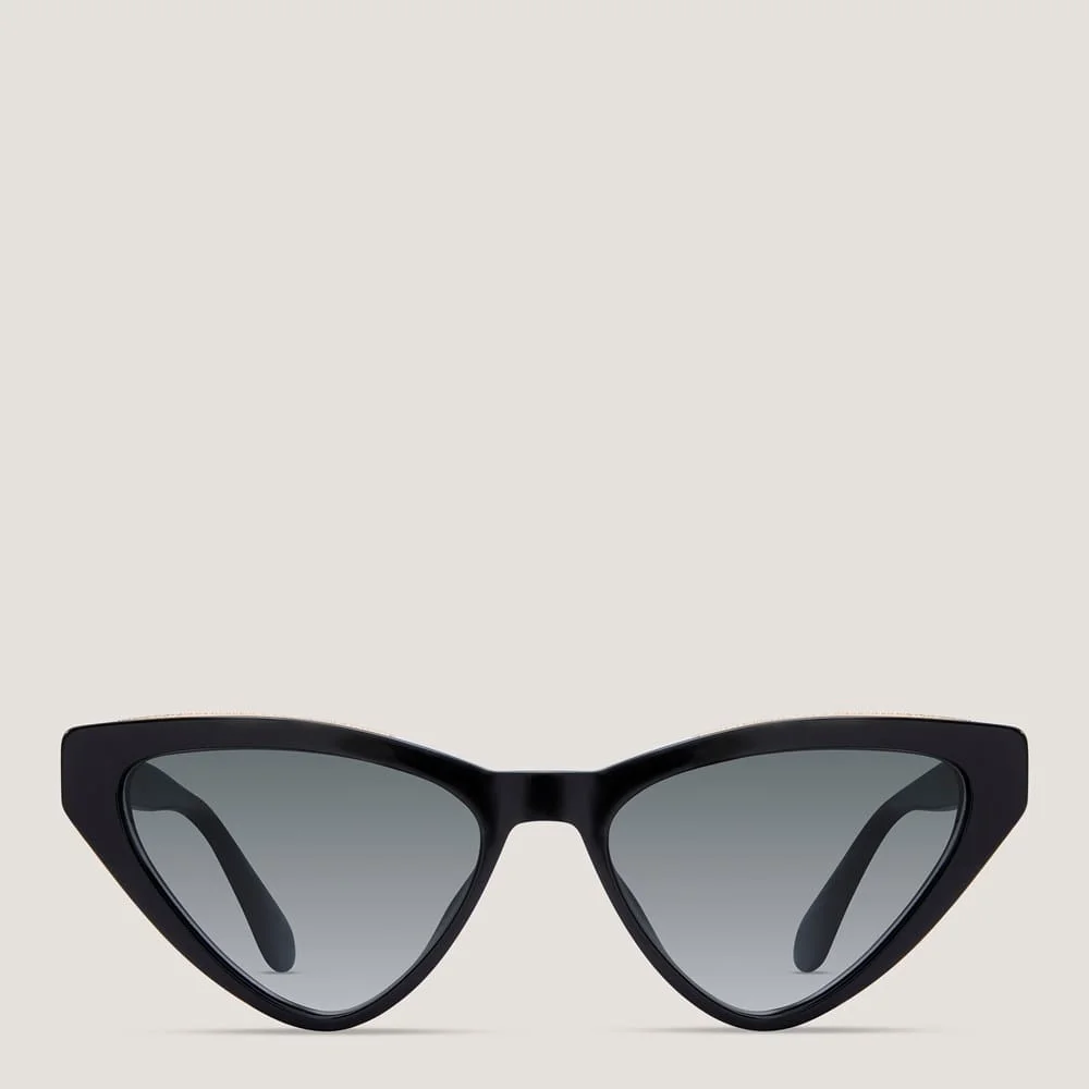 GEOMETRIC CAT-EYE SUNGLASSES - 1