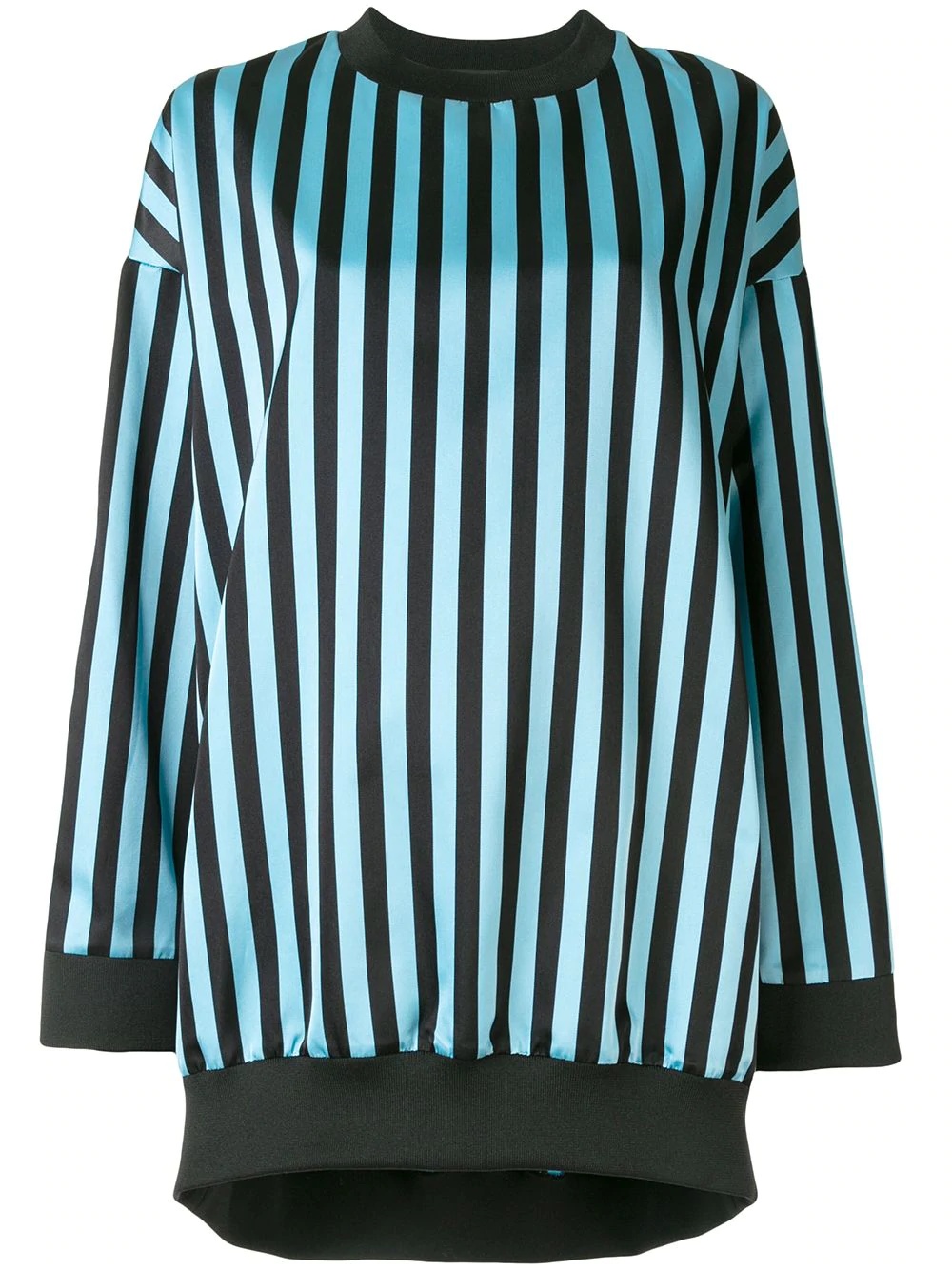 striped long sleeve top - 1